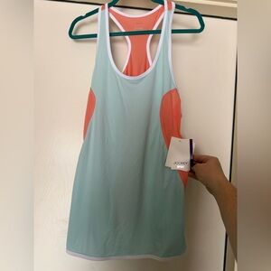 Jockey Blue and Peach Singlet